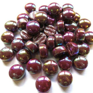 Mini pastilles Bordeaux opalescent
