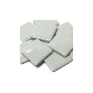 Pâte de verre blanc cassé 2,3x2,3cm