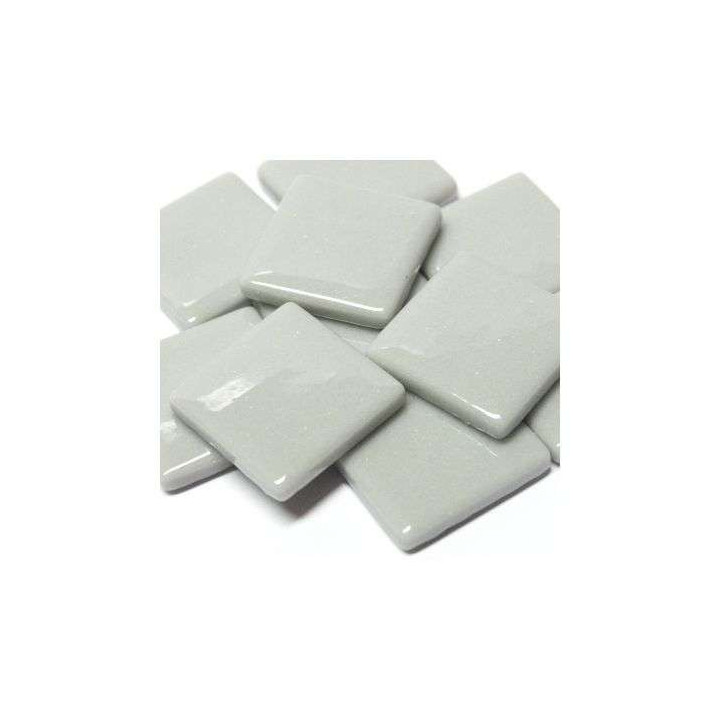 Pâte de verre blanc cassé 2,3x2,3cm