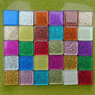 Pailleté multicolore 15 couleurs  x 2