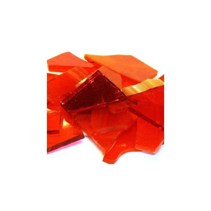 Chutes de verre orange