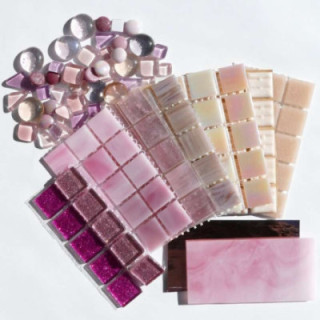 Pack mosaïque rose