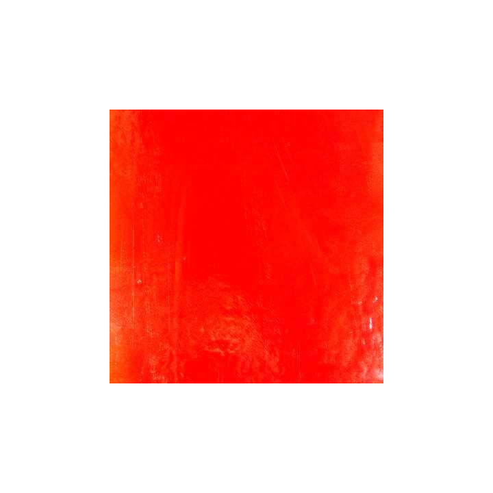 Verre artisanal rouge vif opaque pour mosaïque -20%