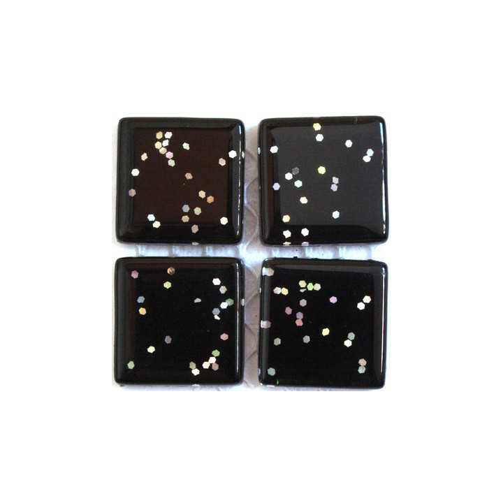 black sequin