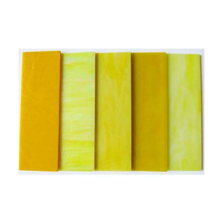 Pack de verre coloré Jaune