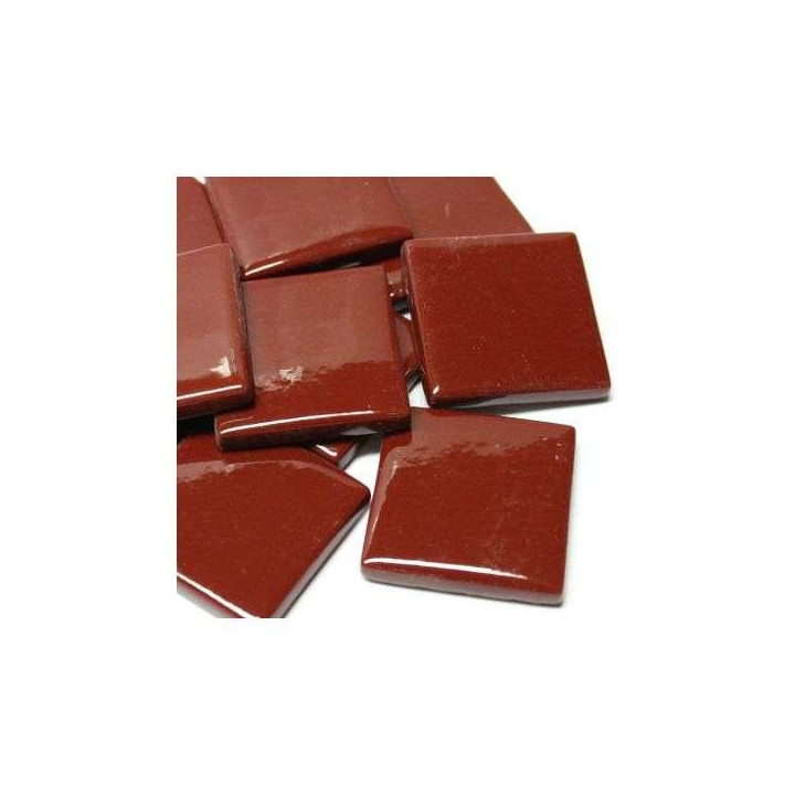 pâte de verre marron rouge sublime