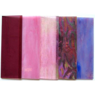 Pack de verre coloré Rose