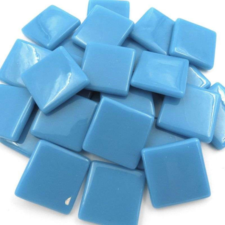 Pâte de verre bleu moyen