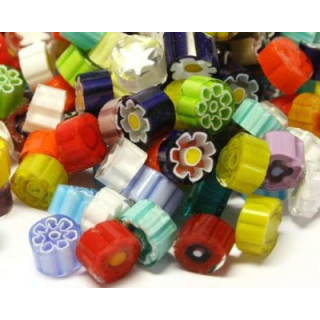 Millefiori mix translucide
