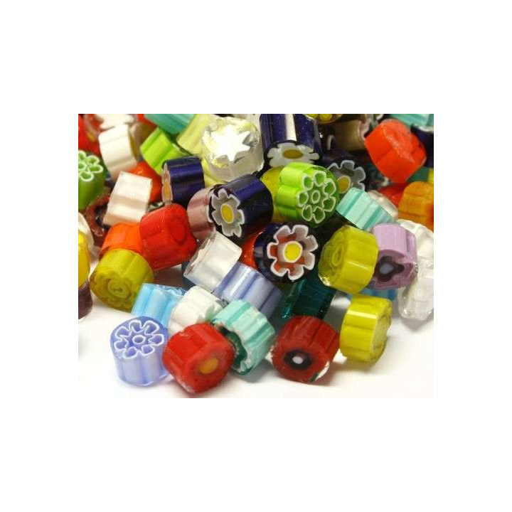 Millefiori mix translucide