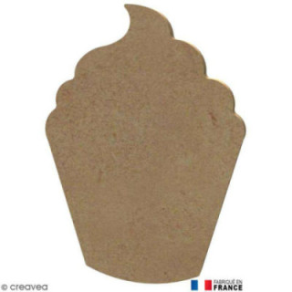 Dernières pièces Cupcake en Bois à décorer - 11,7 cm  -40%