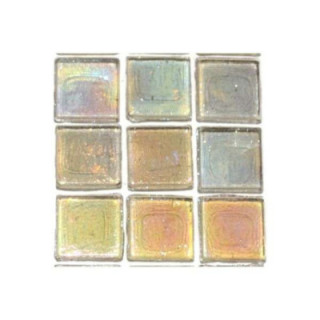 pâte de verre Zircon irisée