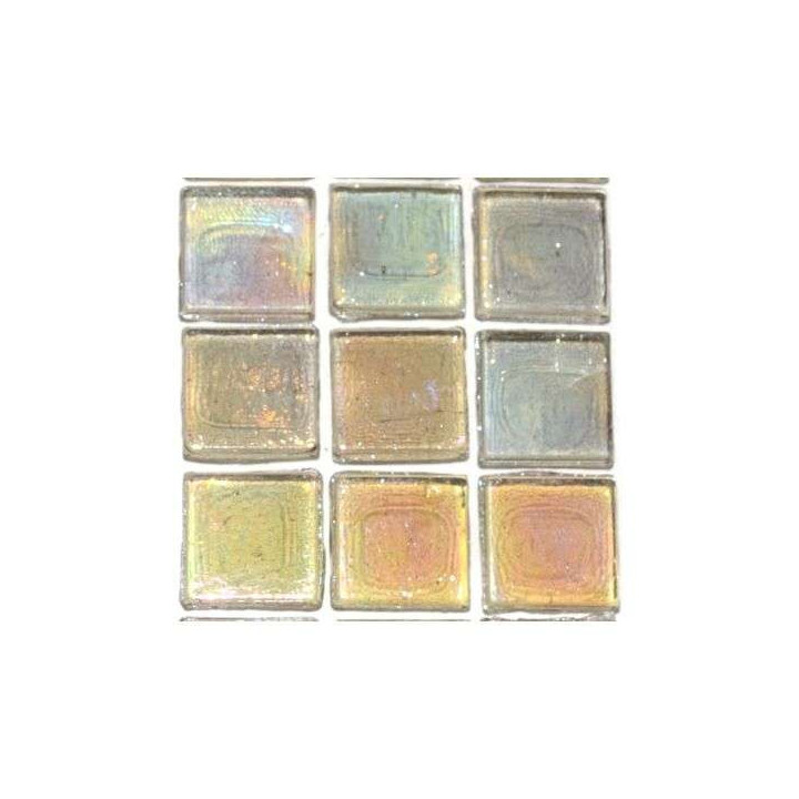 pâte de verre Zircon irisée
