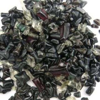 Original calcin de verre coloré noir. -20%
