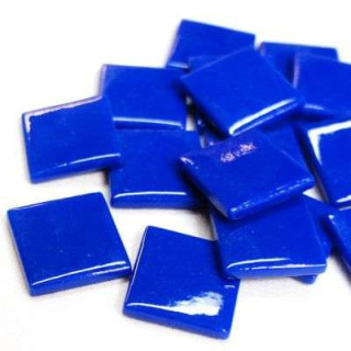 pâte de verre bleu soutenu