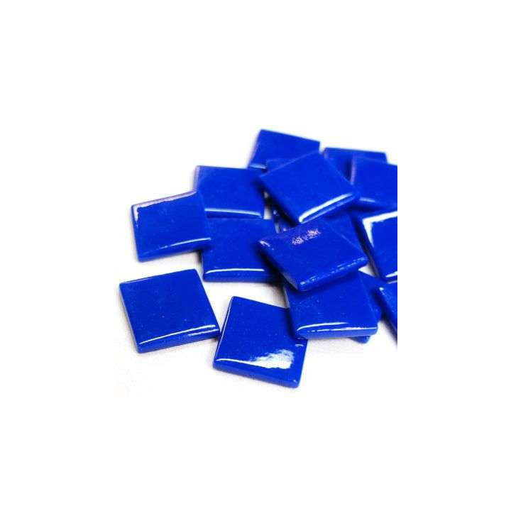 pâte de verre bleu soutenu