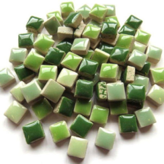 Mini céramique mix vert sapin, eucalyptus...