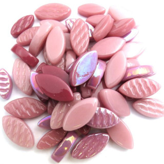 Mix de pétales de verre rose