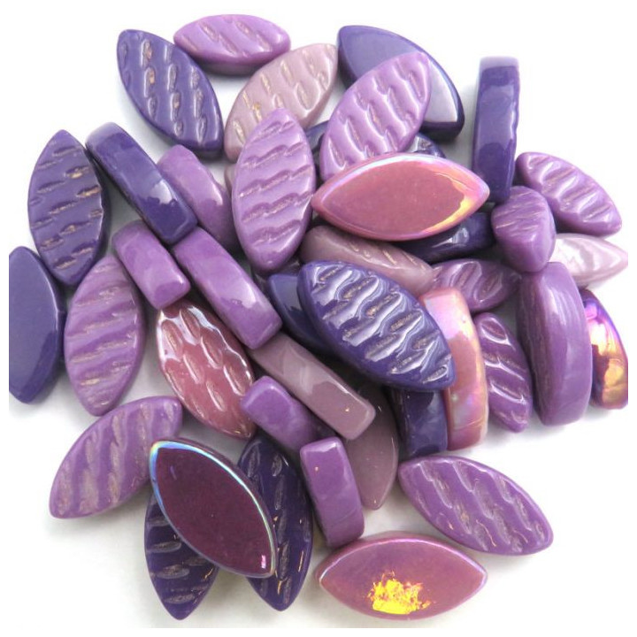 Mix de pétales de verre violet