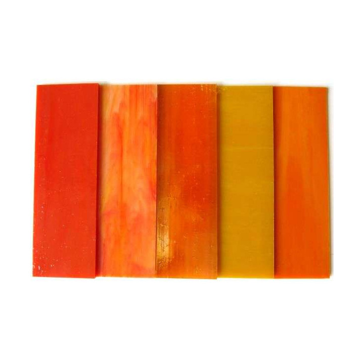 Pack de verre coloré Orange -40%