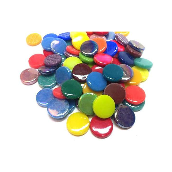 Pastilles multicolores 18 mm