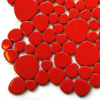 galet japonais rouge coquelicot