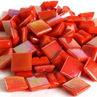 Micro agathe rouge orange  nacré