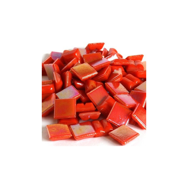 Micro agathe rouge orange  nacré