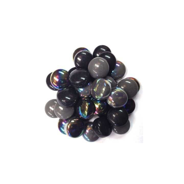 Mini pastilles noir et gris