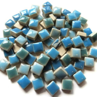Mini céramique émaillée bleu lagon
