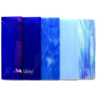 Pack de verre coloré bleu -40%
