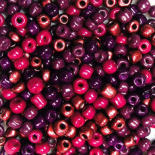 perles de rocaille pourpre dernier lot