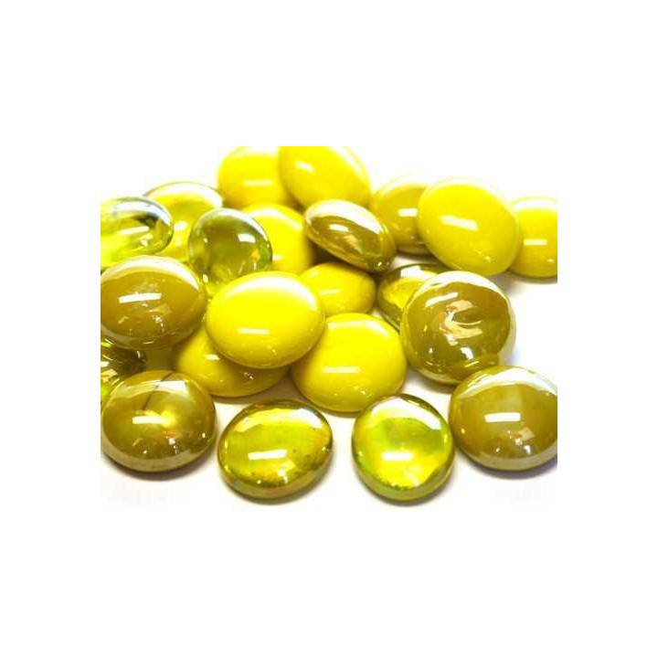 Harmonie billes plates jaunes
