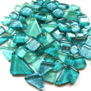 Pailletés turquoise