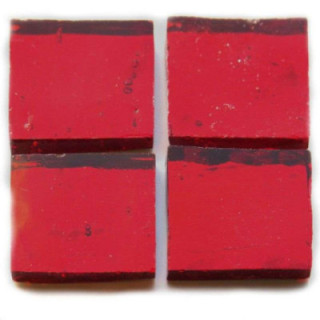 miroir ondulé artisanal rouge sombre