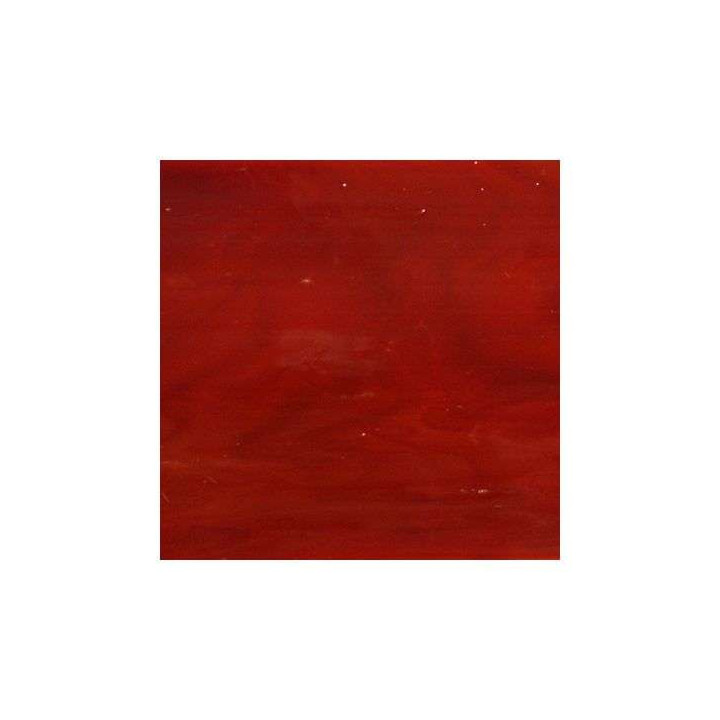 Verre rouge veiné