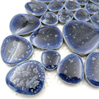 Galet japonais bleu sombre indigo très lumineux