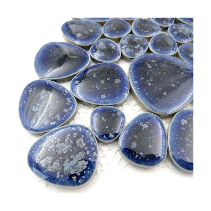 Galet japonais bleu sombre indigo très lumineux