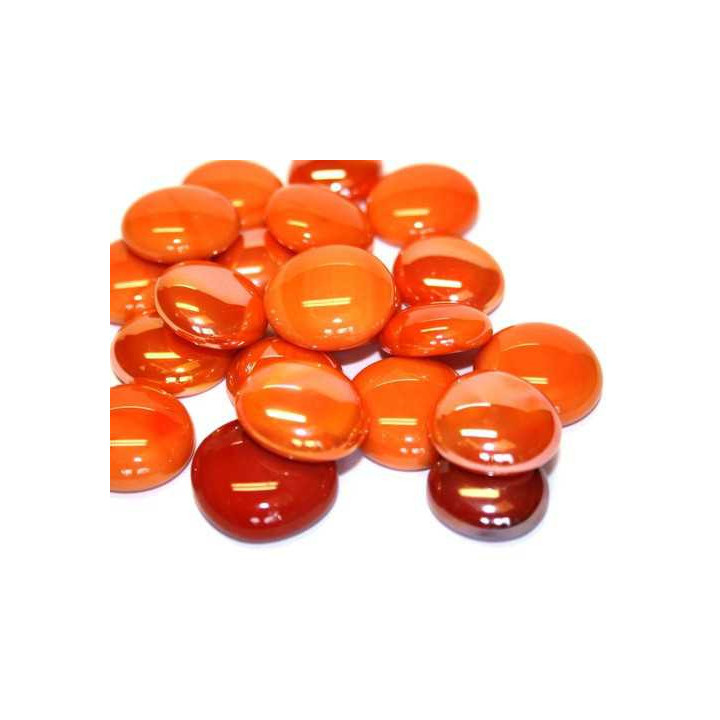 Harmonie billes plates orange