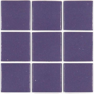 Pâte de verre brillante violet