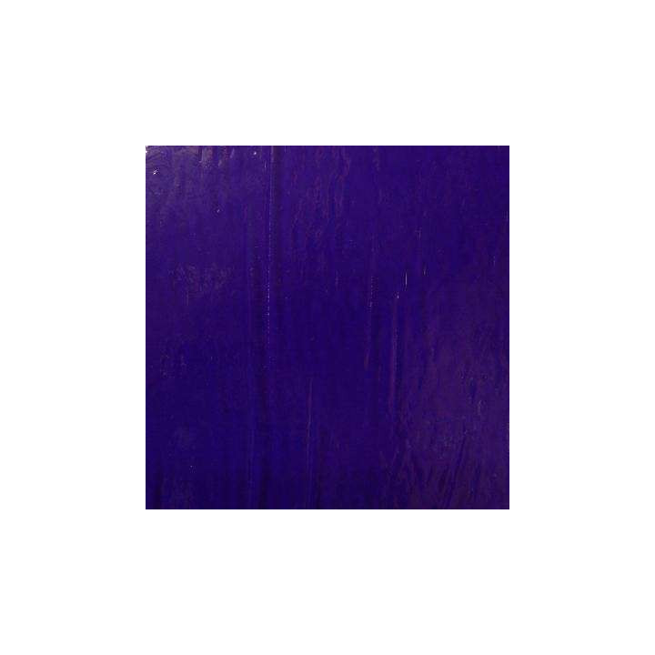 Verre artisanal bleu cobalt opaque pour mosaïque  COE 104