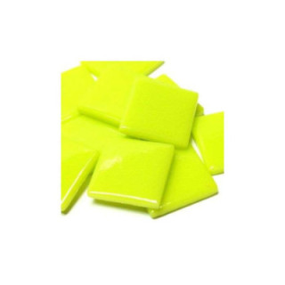 pâte de verre jaune vert très lumineux
