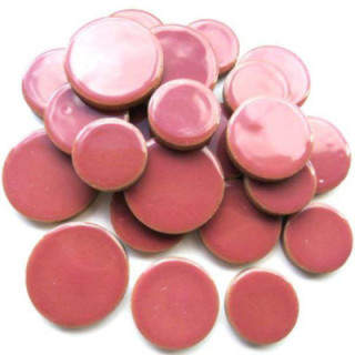 Céramique ronde rose
