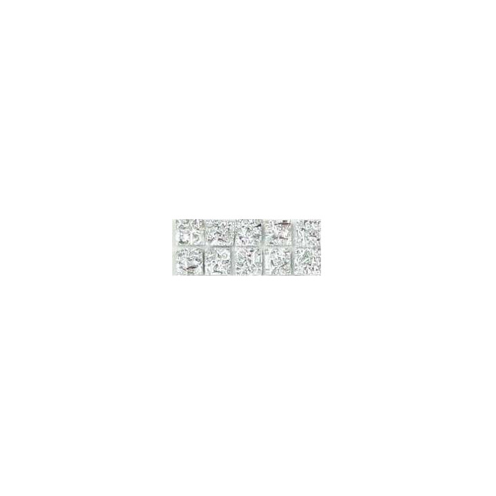 Miroir mosaique argent
