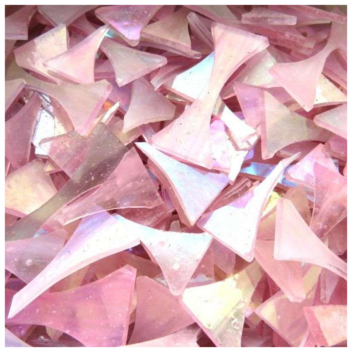 Chutes de verre rose