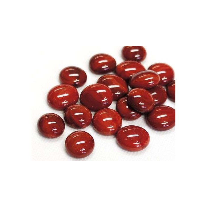 mini billes plates rouges