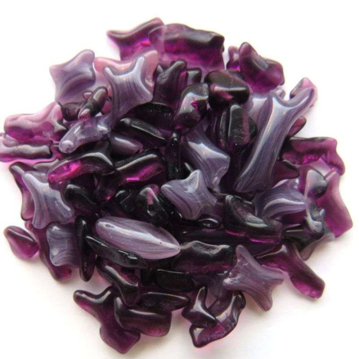 Original: calcins de verre colorés améthyste -10%