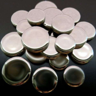 céramique ronde argent