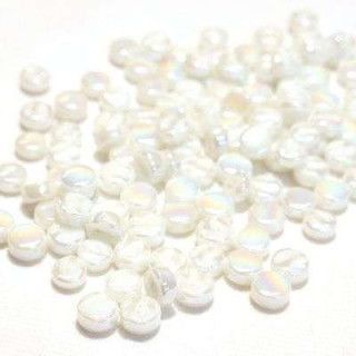 micro pastilles blanches irisées -20%