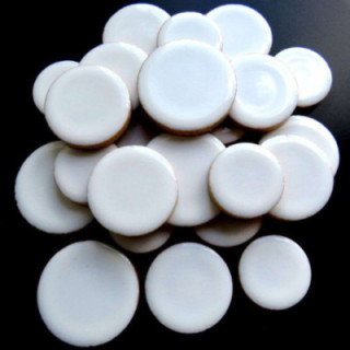 céramique ronde blanche